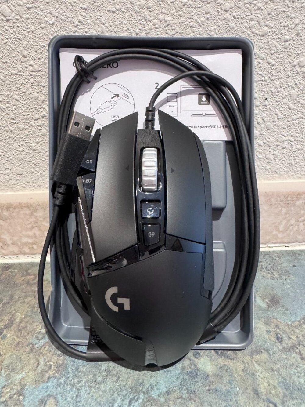 Logitech G502 Hero Wired Gaming Mouse - Black